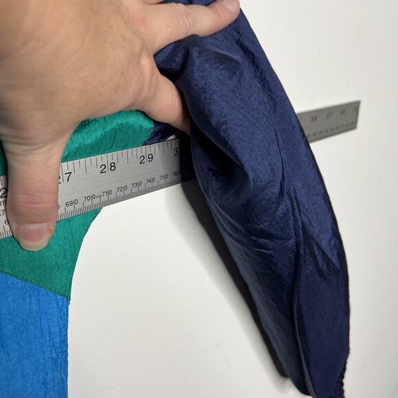 Vintage‎ Robert Scott Ltd Jacket Mens XL Blue Green Colorblock Windbreaker 90s - Picture 9 of 9